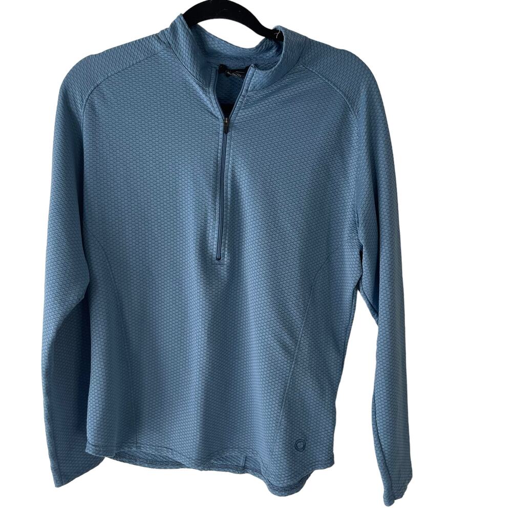 Nike Sphere ACG Size M‎ Running Blue Half Zip Pull Over Lightwear Sweater